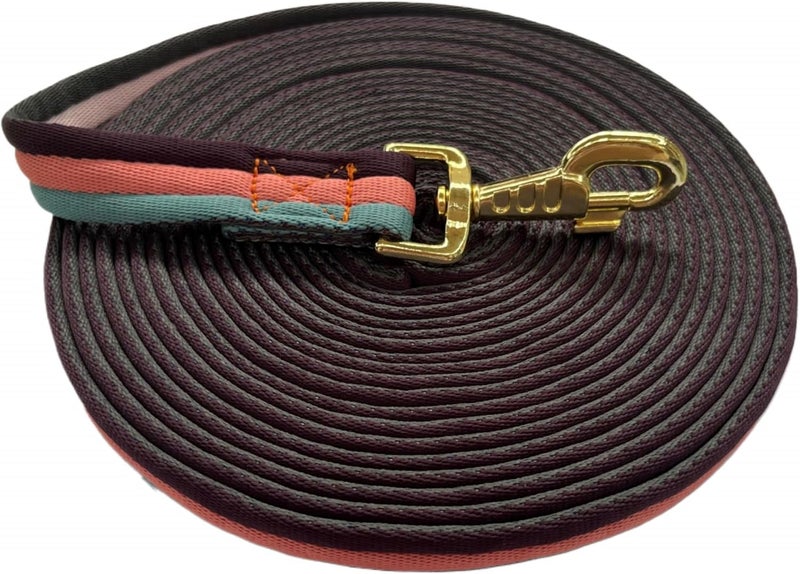 ALLZSMOOTHLY Premium Horse Training Lunge Line with Alloy Trigger Buckle for Accurate Equestrian Training of 26 Foot (8 Meters) - Image 2